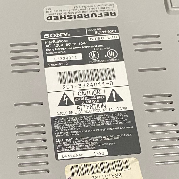 REFURBISHED Sony PlayStation 1